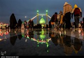 مسجد مقدس جمکران در شب نیمه شعبان