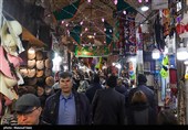 مراسم نیمه شعبان در بازار تبریز