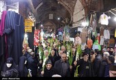 مراسم نیمه شعبان در بازار تبریز
