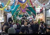 مراسم نیمه شعبان در بازار تبریز