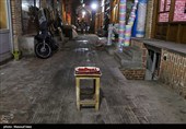 مراسم نیمه شعبان در بازار تبریز