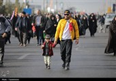 پیاده‌روی منتظران ظهور به سمت جمکران