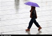 بارش برف در همدان