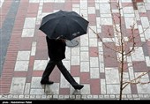 بارش برف در همدان