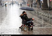 بارش برف در همدان