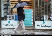 بارش برف در همدان