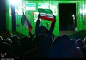 نورافشانی سالگرد پیروزی انقلاب در زنجان 