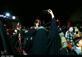 نورافشانی سالگرد پیروزی انقلاب در زنجان 