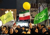 نورافشانی سالگرد پیروزی انقلاب در  بجنورد