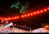 نورافشانی سالگرد پیروزی انقلاب در اصفهان
