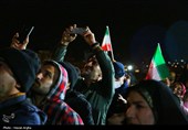 نورافشانی سالگرد پیروزی انقلاب در  زنجان