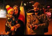 نورافشانی سالگرد پیروزی انقلاب در  زنجان