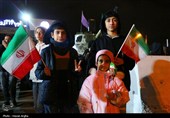 نورافشانی سالگرد پیروزی انقلاب در  زنجان