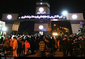 نورافشانی سالگرد پیروزی انقلاب در  زنجان