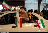 نورافشانی سالگرد پیروزی انقلاب در بجنورد