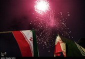 نورافشانی سالگرد پیروزی انقلاب در بجنورد