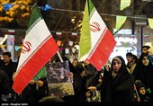 نورافشانی سالگرد پیروزی انقلاب در بجنورد
