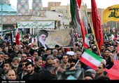راهپیمایی 22 بهمن در همدان