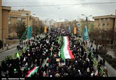 راهپیمایی 22 بهمن در همدان