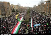 راهپیمایی 22 بهمن در همدان