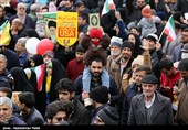 راهپیمایی 22 بهمن در همدان