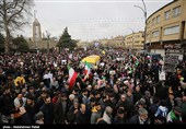 راهپیمایی 22 بهمن در همدان