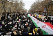 راهپیمایی 22 بهمن در همدان