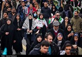 حضور رئیس مجلس در راهپیمایی یوم‌الله 22 بهمن - تهران