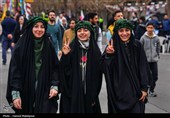 حضور رئیس مجلس در راهپیمایی یوم‌الله 22 بهمن - تهران