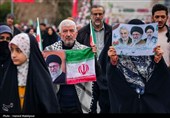 حضور رئیس مجلس در راهپیمایی یوم‌الله 22 بهمن - تهران