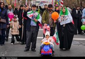 حضور رئیس مجلس در راهپیمایی یوم‌الله 22 بهمن - تهران
