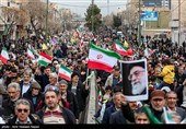 راهپیمایی 22 بهمن در قزوین
