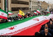 راهپیمایی 22 بهمن در قزوین