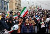 راهپیمایی 22 بهمن در قزوین