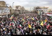 راهپیمایی 22 بهمن در قزوین
