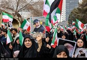 راهپیمایی 22 بهمن در قزوین