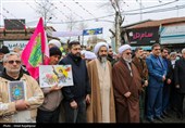 راهپیمایی 22 بهمن در رودسر - گیلان