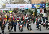 راهپیمایی 22 بهمن در رودسر - گیلان