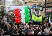 راهپیمایی 22 بهمن در رودسر - گیلان