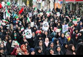راهپیمایی 22 بهمن در رودسر - گیلان