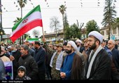 راهپیمایی 22 بهمن در رودسر - گیلان