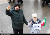 راهپیمایی 22 بهمن در اردبیل