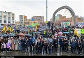راهپیمایی 22 بهمن در تبریز