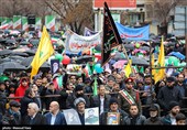 راهپیمایی 22 بهمن در تبریز
