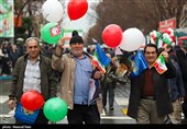 راهپیمایی 22 بهمن در تبریز