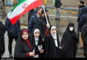 راهپیمایی 22 بهمن در تبریز