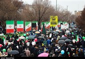 راهپیمایی 22 بهمن در تبریز