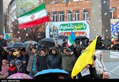 راهپیمایی 22 بهمن در تبریز