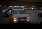 حرکت کاروان خودرویی فرزندان انقلاب در قزوین