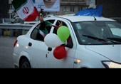 حرکت کاروان خودرویی فرزندان انقلاب در قزوین